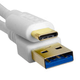 UDG Ultimate Cable USB 3.2 C-A blanca recta 1,5m