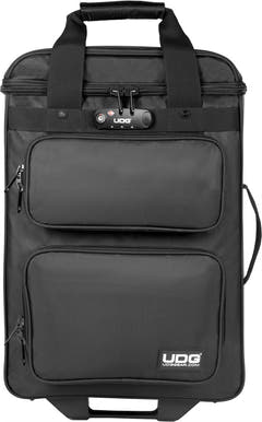 UDG Ultimate Mochila con trolley para productores Deluxe Negro Naranja