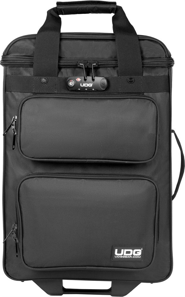 UDG Ultimate Mochila con trolley para productores Deluxe Negro Naranja