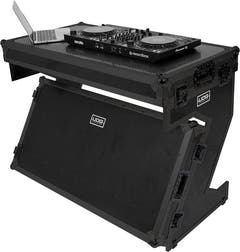 UDG Ultimate Estuche de transporte Portable Z-Style DJ Table Negro Plus (Ruedas)