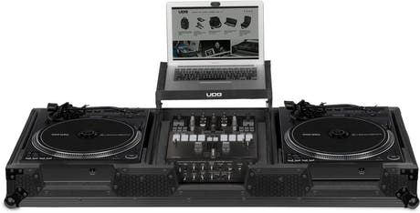 UDG Ultimate Flight Case set Pioneer PLX-CRSS12 & 10"/12" Mixer Negro Plus (L&W)