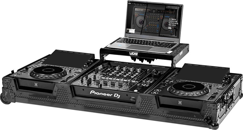 UDG Ultimate Estuche de transporte Set AlphaTheta CDJ-3000X/DJM-A9 Negro Plus (L&W)