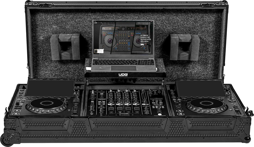 UDG Ultimate Estuche de transporte Set AlphaTheta CDJ-3000X/DJM-A9 Negro Plus (L&W)
