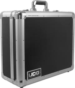 UDG Ultimate Estuche de transporte con espuma ajustable Multi Format Turntable Plateado