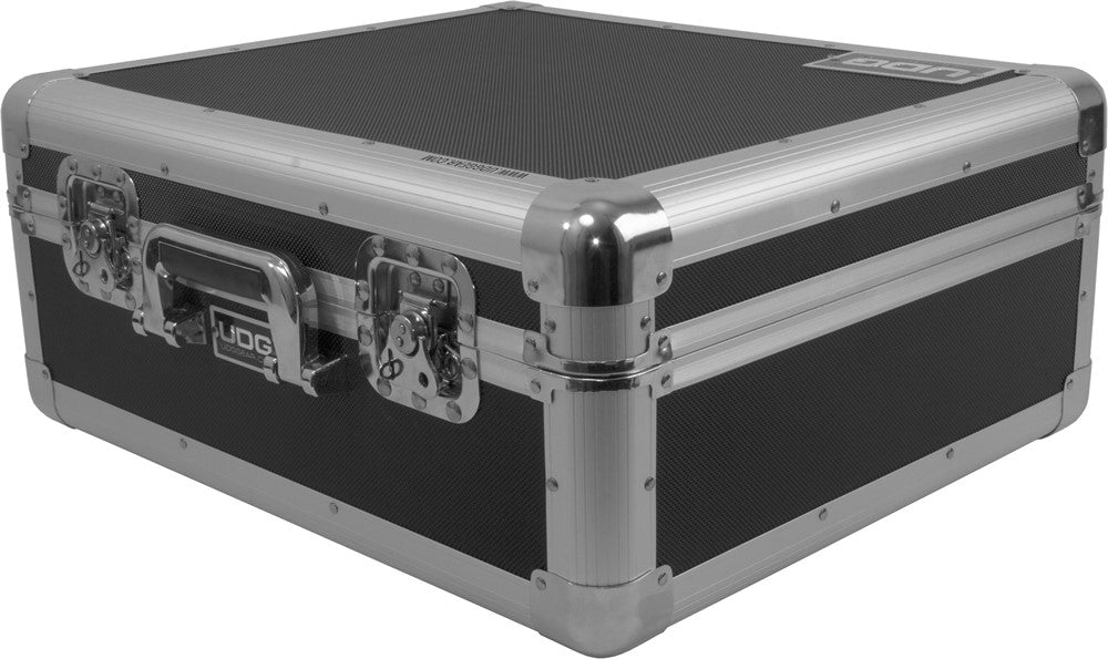 UDG Ultimate Estuche de transporte con espuma ajustable Multi Format Turntable Plateado
