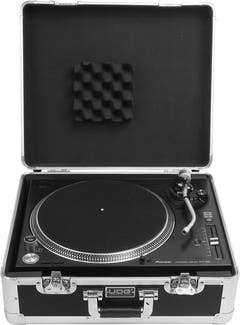 UDG Ultimate Estuche de transporte con espuma ajustable Multi Format Turntable Plateado