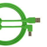 UDG Ultimate Audio Cable USB 2.0 A-B Verde Acodado 3m