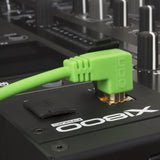 UDG Ultimate Audio Cable USB 2.0 A-B Verde Acodado 3m