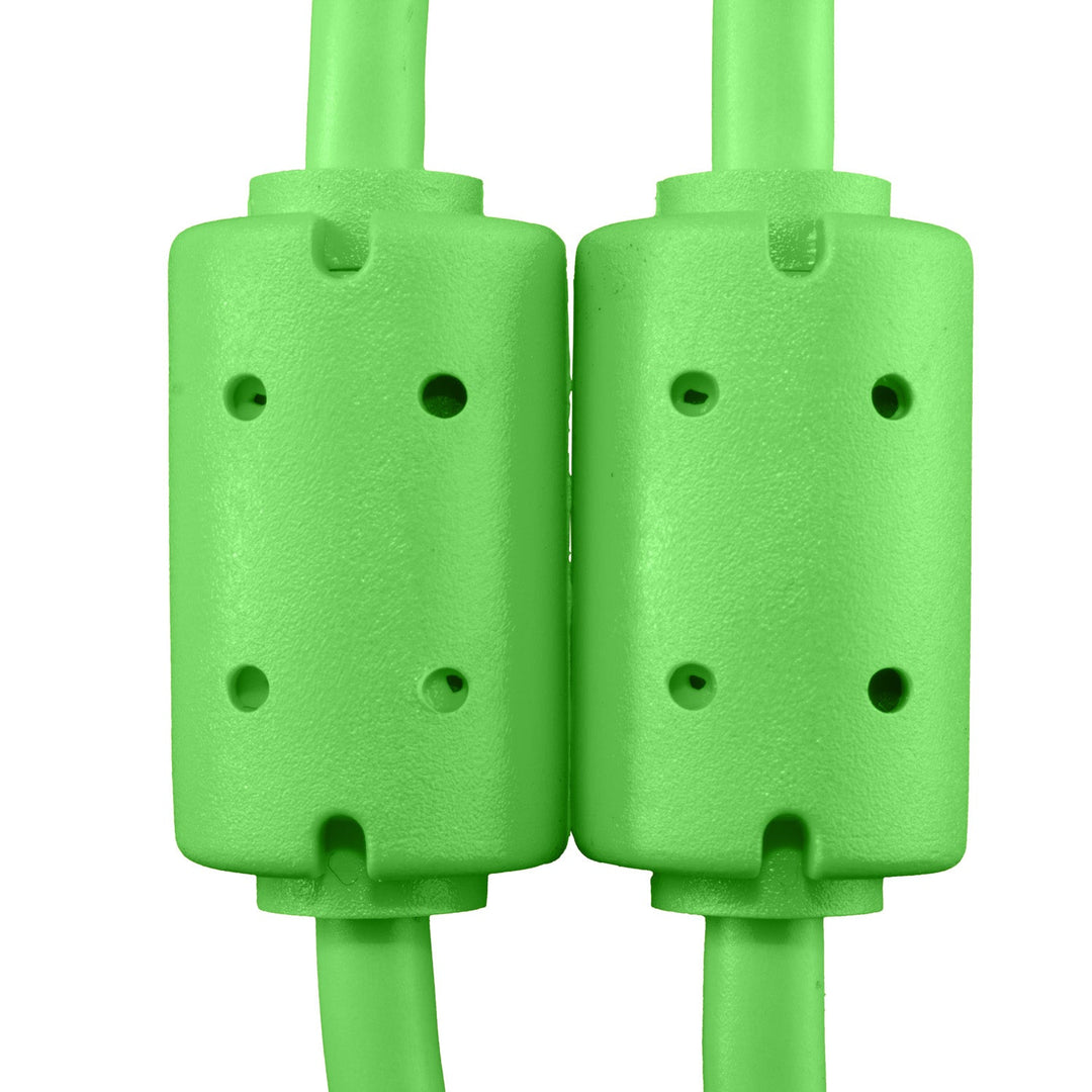 UDG Ultimate Audio Cable USB 2.0 A-B Verde Acodado 3m