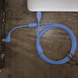UDG Ultimate Audio Cable USB 2.0 A-B Azul Acodado 1m