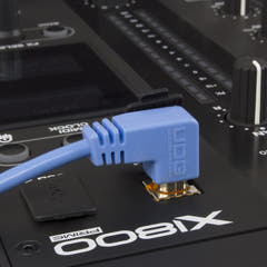 UDG Ultimate Audio Cable USB 2.0 A-B Azul Acodado 3m