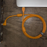 UDG Ultimate Audio Cable USB 2.0 A-B Naranja Acodado 3m