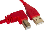 UDG Ultimate Audio Cable USB 2.0 A-B roja angulada 3m