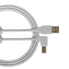 UDG Ultimate Audio Cable USB 2.0 A-B Blanco Acodado 1m