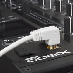 UDG Ultimate Audio Cable USB 2.0 A-B Blanco Acodado 3m