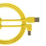 UDG Ultimate Audio Cable USB 2.0 A-B amarillo angulado 3m