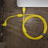 UDG Ultimate Audio Cable USB 2.0 A-B amarillo angulado 3m