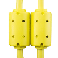 UDG Ultimate Audio Cable USB 2.0 A-B amarillo angulado 3m