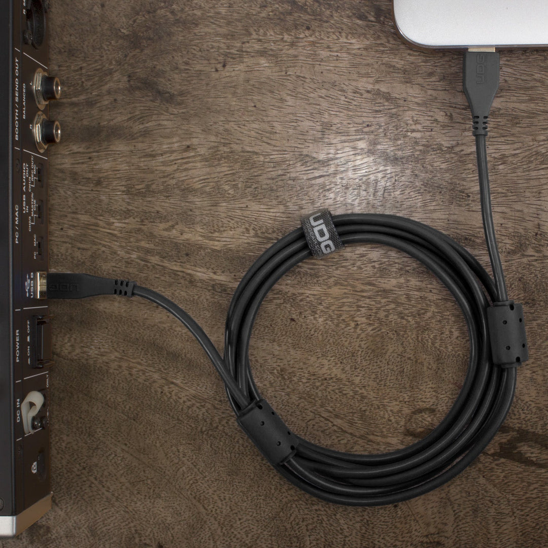 UDG Ultimate Audio Cable USB 2.0 A-B Negro Recto 3m