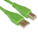 UDG Ultimate Audio Cable USB 2.0 A-B Verde Recto 3m
