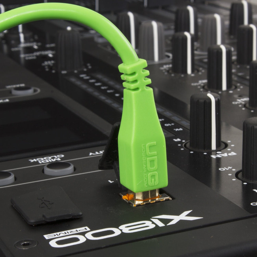 UDG Ultimate Audio Cable USB 2.0 A-B Verde Recto 3m