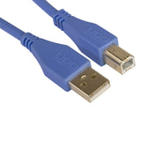 UDG Ultimate Audio Cable USB 2.0 A-B Azul Recto 1m