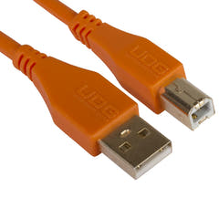 UDG Ultimate Audio Cable USB 2.0 A-B Naranja Recto 1m