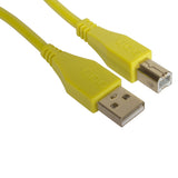 UDG Ultimate Audio Cable USB 2.0 A-B Amarillo Recto 3m