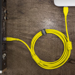 UDG Ultimate Audio Cable USB 2.0 A-B Amarillo Recto 3m
