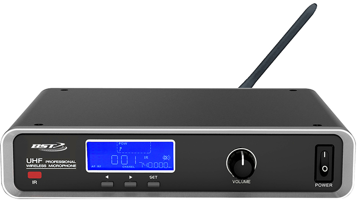 BST UHF Sistema de Micrófonos Inalámbrico