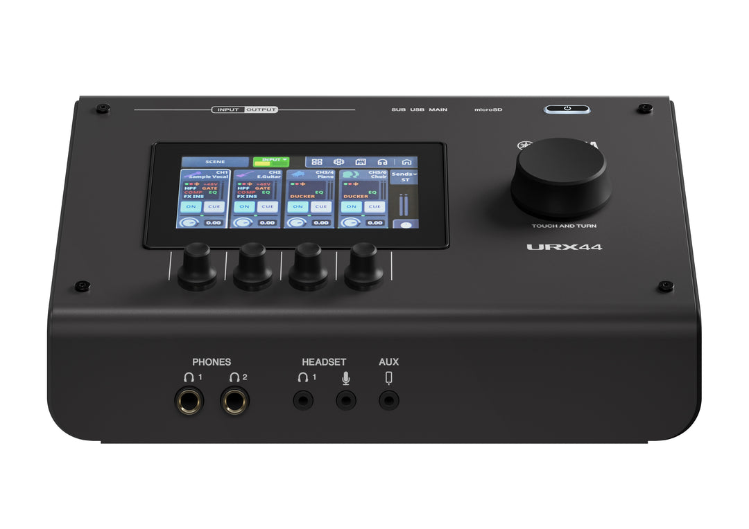 Yamaha URX44 Interfaz de audio USB-C (Negro)