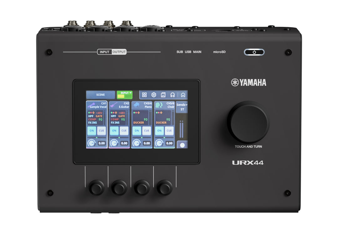 Yamaha URX44 Interfaz de audio USB-C (Negro)