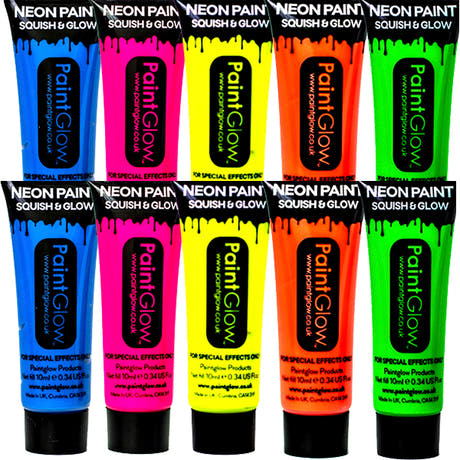 UV Pintura Facial y Corporal para 10 Personas