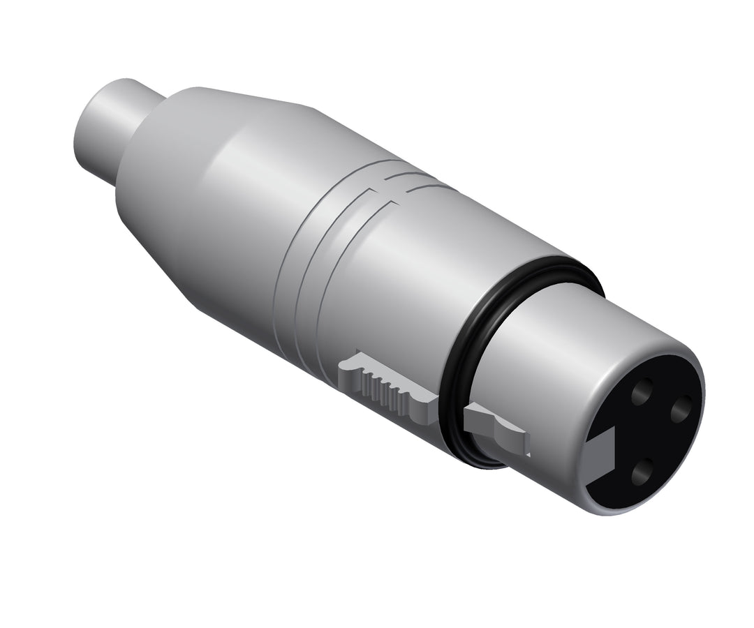 Adaptador RCA hembra > XLR hembra