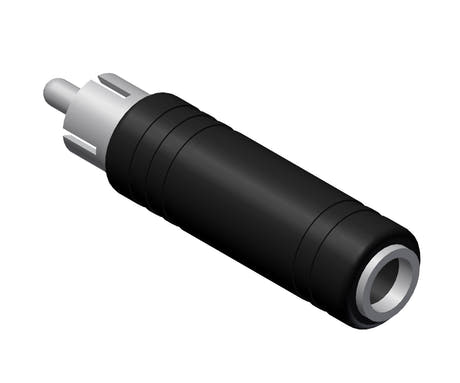 Procab VC103 adaptador RCA macho a jack hembra de 6,3 mm