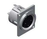 XLR chassis 3-pole hun D-series