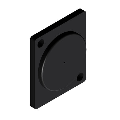 Placa ciega D-size, paquete de 10 unidades