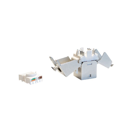 Keystone adaptador Cat6 apantallado, terminación IDC