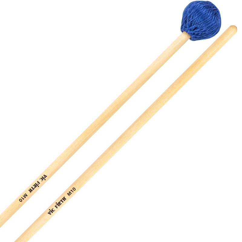 Vic Firth M10 American Custom Keyboard, Extra Hard-Blue Cord