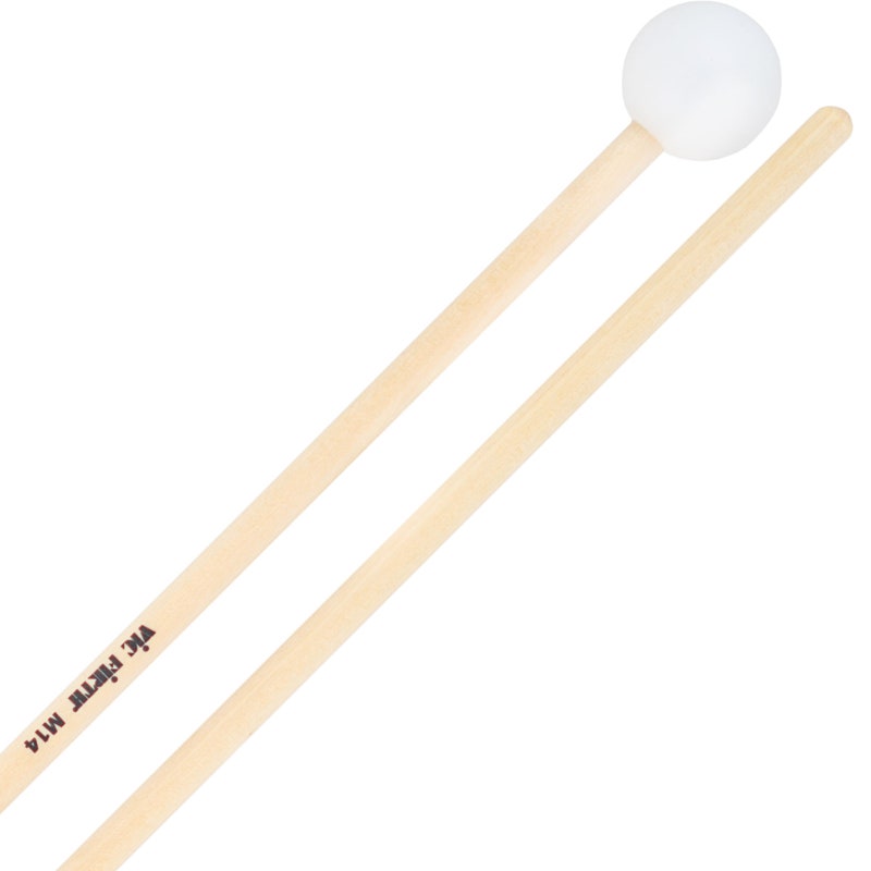 Vic Firth M14 American Custom Teclados, Suave-Blanco Polímero