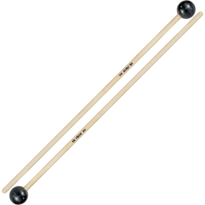 Vic Firth M5 American Custom Teclados, Medio-Goma Negra