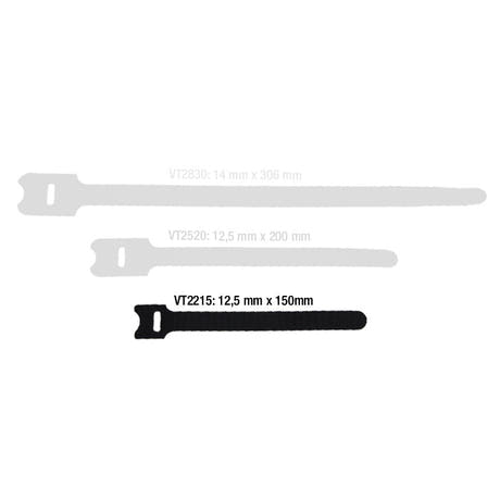 Kabelstrop Velcro Hook & Loop 10 uds. (150mm)