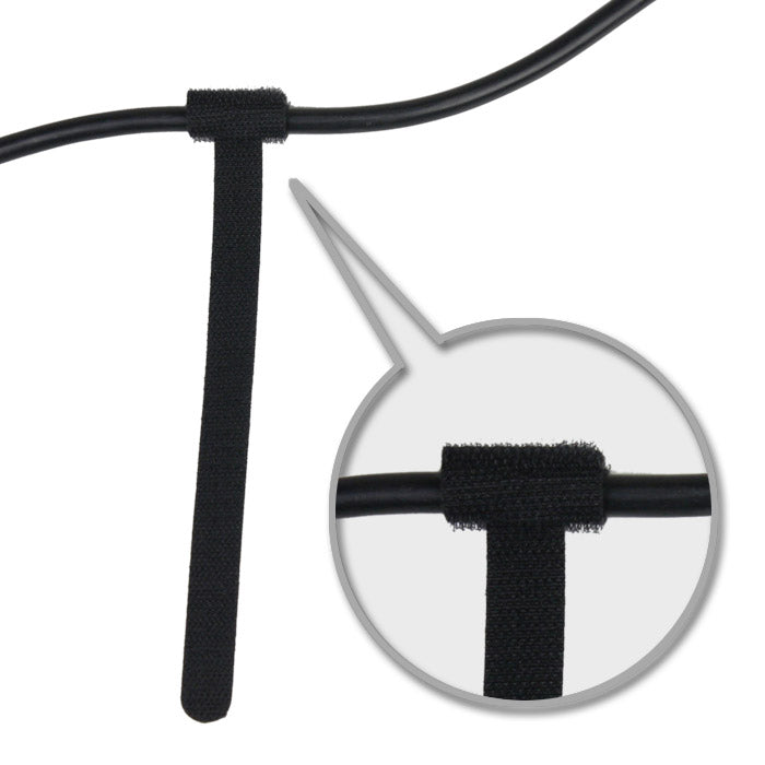 Cable tie Velcro Hook & Loop 10 pcs (200mm)