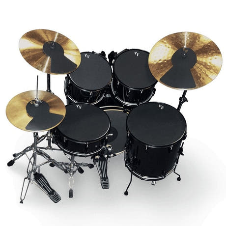 Vic Firth MUTEPP4 Juego de Silenciadores para Batería y Platillos