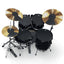 Vic Firth MUTEPP4 Juego de Silenciadores para Batería y Platillos