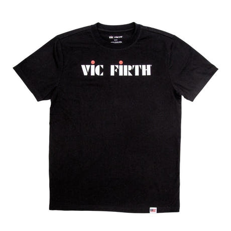 Vic Firth Camiseta Black con logo clásico - Large