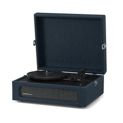Tocadiscos Crosley Voyager con Bluetooth bidireccional (Navy Blue)
