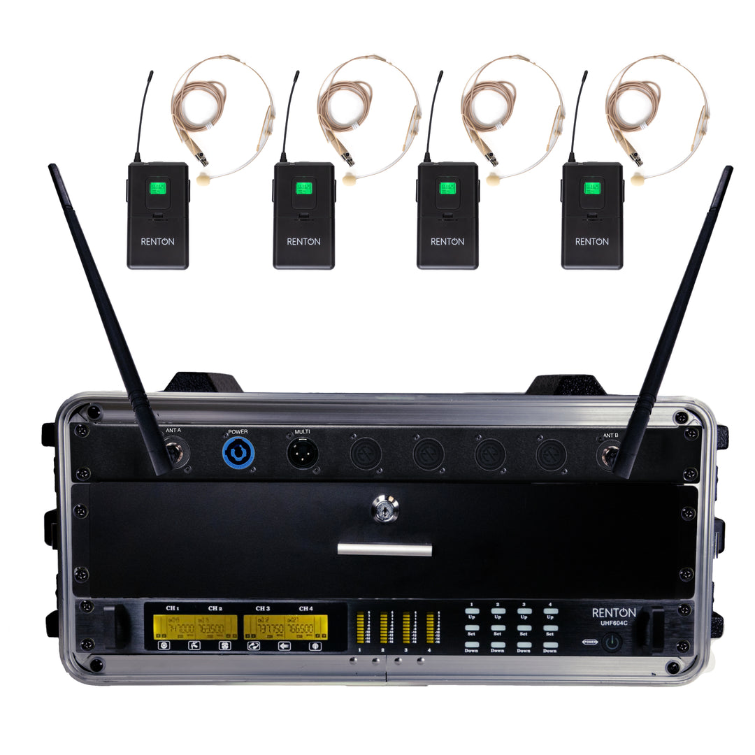 Renton Rack Sistema Inalámbrico (4 Auriculares)