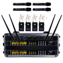 Renton Rack Sistema Inalámbrico Combinado (4 de Mano + 4 Auriculares)