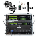 Renton Rack Sistema Inalámbrico Combinado (4 de Mano + 8 Auriculares)